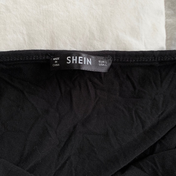 Shein Black Halter Top - Picture 3 of 3